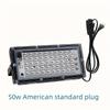 Led UV Floodlight 395nm 400nm 220V Waterproof 50W 100W Fluorescent Party Disco Stage Light Ultravilet Lamp LED Stage Blacklight