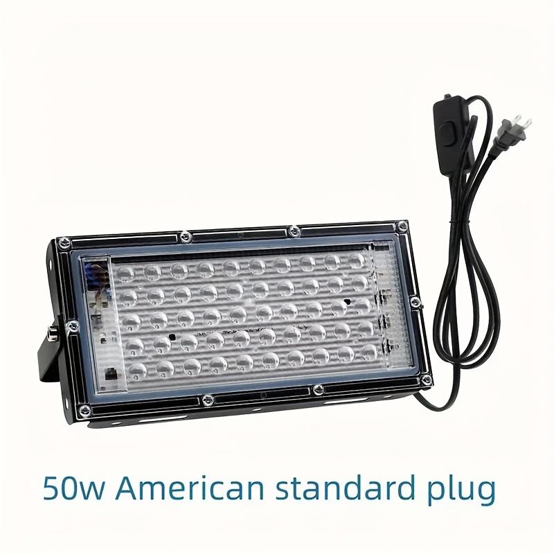 

Светодиодный УФ-прожектор 395 нм 400 нм 220 В водонепроницаемый 50 Вт 100 Вт флуоресцентный диско-вечерний сценический свет ультрафиолетовая лампа светодиодный сценический черный свет 50W US Plug