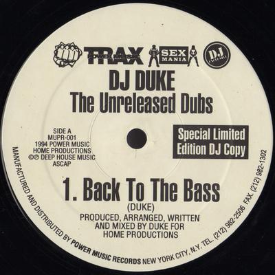 12inch Record DJ DUKE - The Unreleased Dubs MUPR001 POWER MUSIC 1994 US Dance & Electronica Used