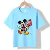 MC-33 MINISO 2026 Summer New Printed Cotton Round Neck T-shirt for Children Aged 1-16, Boys and Girls