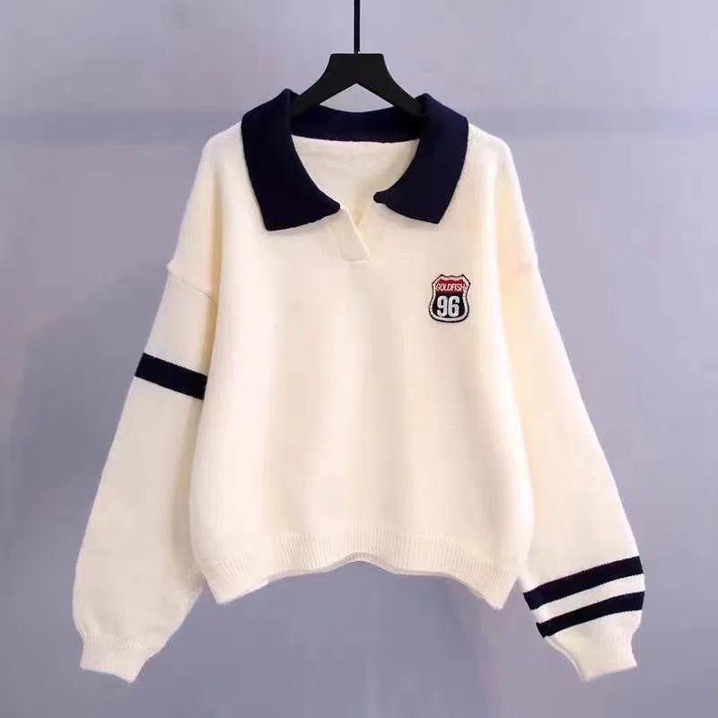 

Women s Autumn 2024 Salty Style Polo Hoodie & Wide Leg Pants Set XL [Recommended for 120-140 lbs]