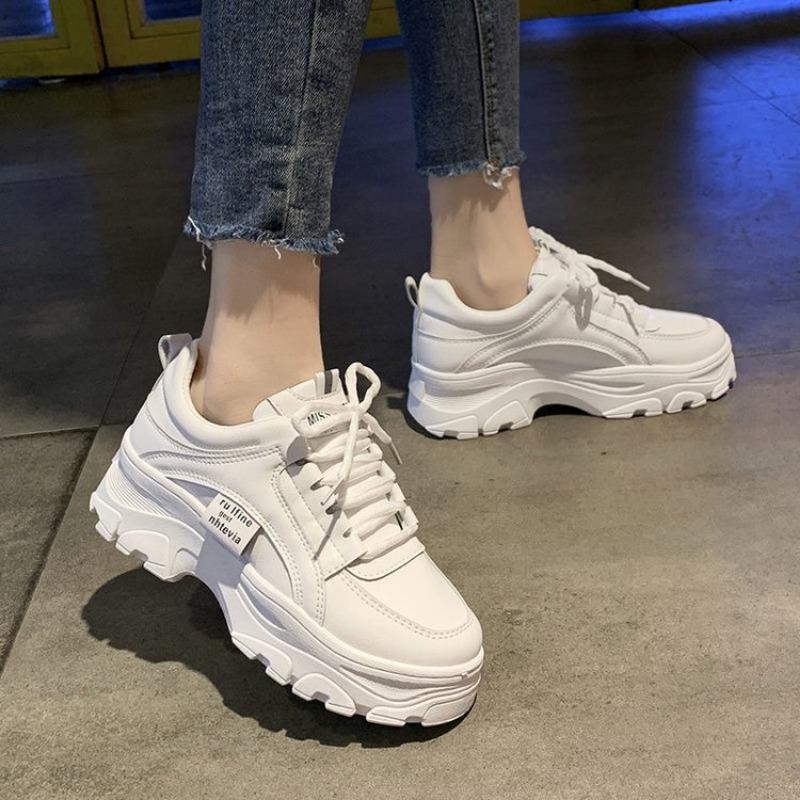 Daddy Shoes Women's Autumn and Winter New Trendy Student Sports Little White Shoes Fashion Casual Platform Women's Shoes