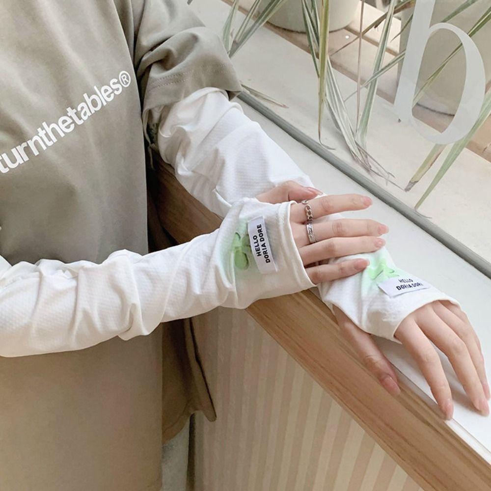 Breathable UV Protection Arm Sleeves Sun Protection Cooling Sleeves Ice Sleeve Armguards  Outdoor