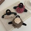 Elegant Rose Shark Clip: Stylish Chinese-Inspired Hair Accessory for Buns