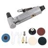 Pneumatic Grinding Set Right Angle Air Die Grinder 0.3HP Motor 1 4 1 8 Chuck Adjustable Speed