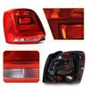 Right/ Left Tail Light For VW Polo 6C Hatchback 2014 2015 2016 2017 Reversing Brake Light Warning Stop Lamp Without Bulb