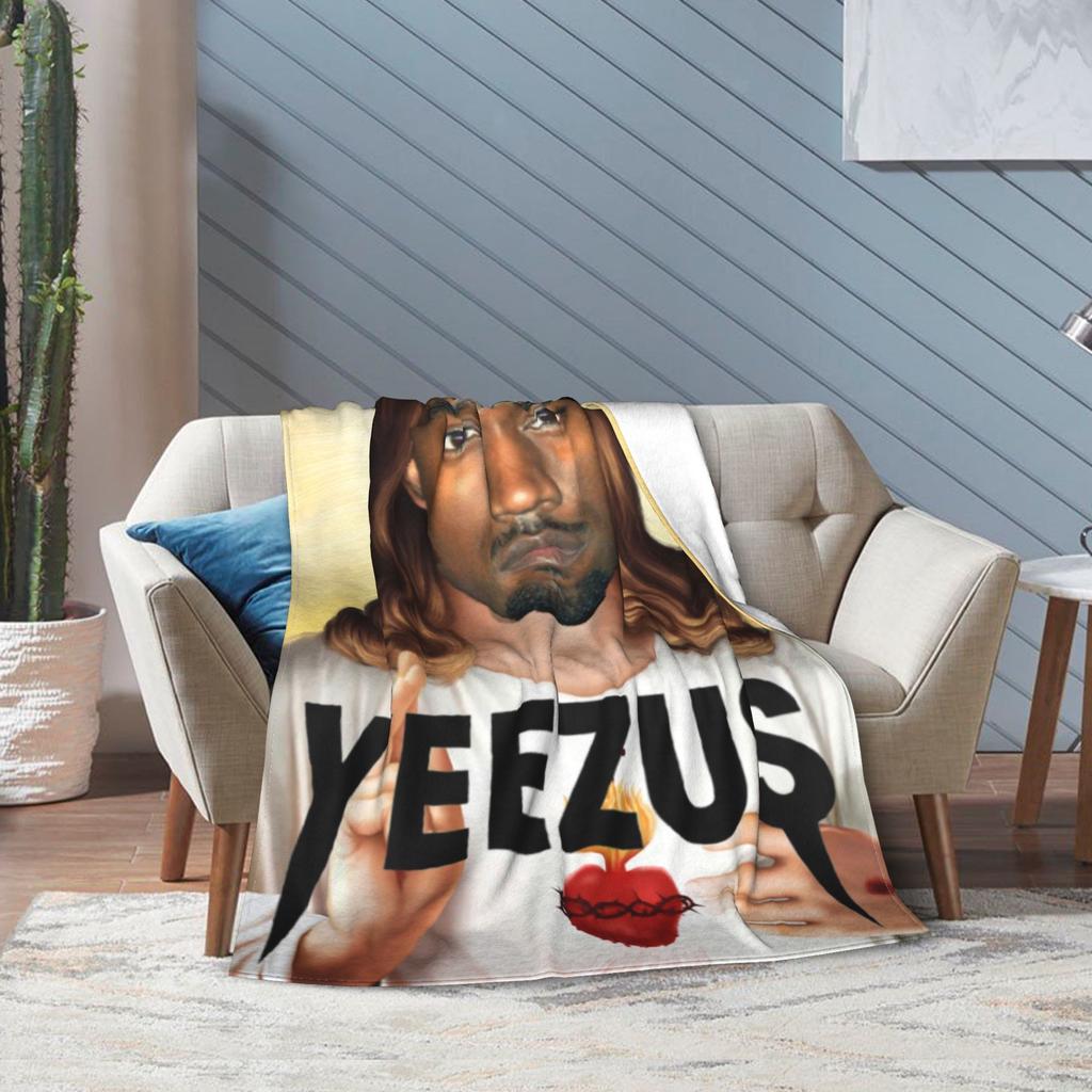 K-kanyes W-wests Funny Meme Throw Blanket for Couch Cozy Plush Blanket 50x60 Inches Multiple Sizes Bedspread for All Seasons