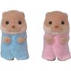 EPOCH Sylvanian Families Otter Family Doll Set 4 Figures Collectible Toys