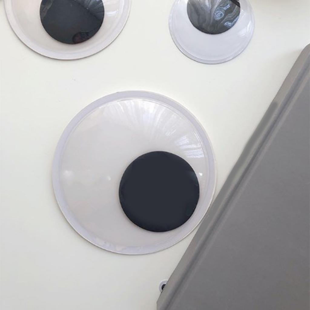 2 Stück Wackelaugen Kulleraugen Resin Selbstklebend Bastelzubehör Heimdekoration für Kühlschrank