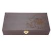 3Pcs/set Shaver Kit Manual Razor Beard Brush Shaving Strop Wooden Box Gift Set