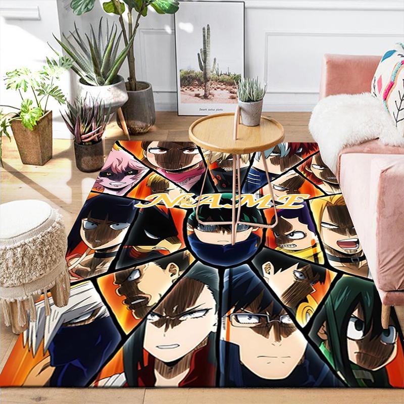 Custom 1Pc Heroic Battle Unleashed Rug Office Carpet Indoor Outdoor Entrance Doormat Nonslip Soft And Comfortable Living Room D2915123