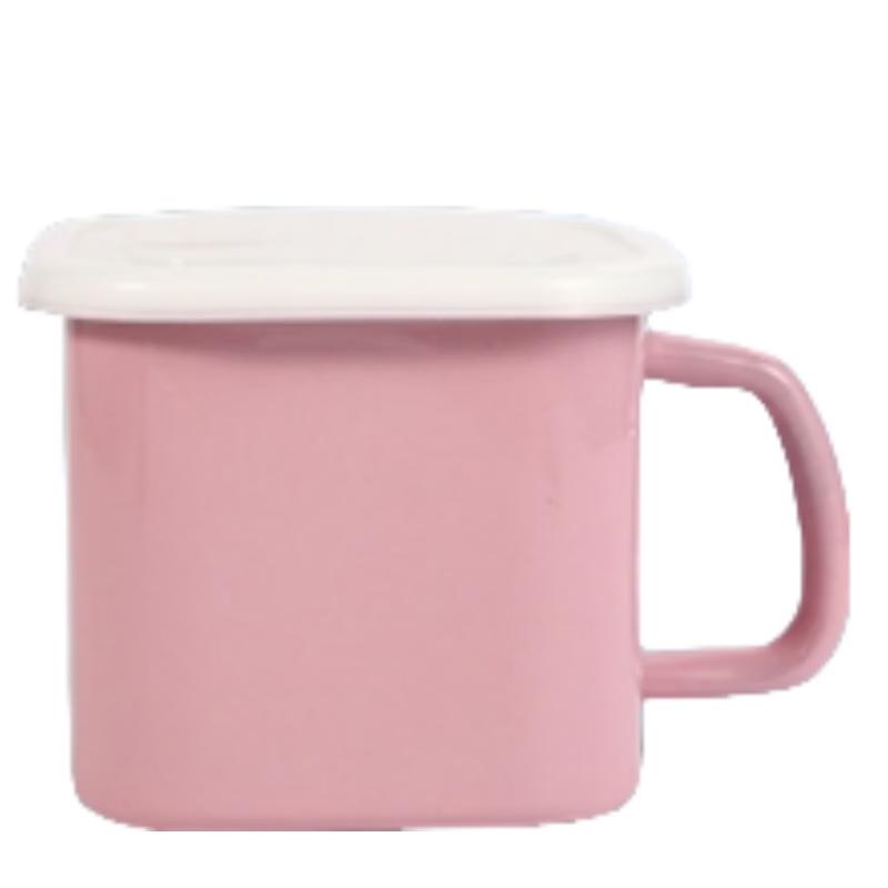 Shangqi Japanese-Style Enamel Square Mug