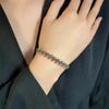 Exotic Simple Skeleton Bangle 925 Sterling Silver Retro Personalized Bone Exquisite Opening Bracelets  TYB643