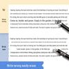 Mo Yi Ca 0.35mm Crystal Blue & Black Heat Erasable Gel Pen Refills