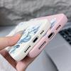 Matte TPU Leather Texture Slim Phone Case For iPhone 16 Pro Max 15 Pro 14 13 12 11 Bowknot Pattern Shockproof Soft Bumper Cover