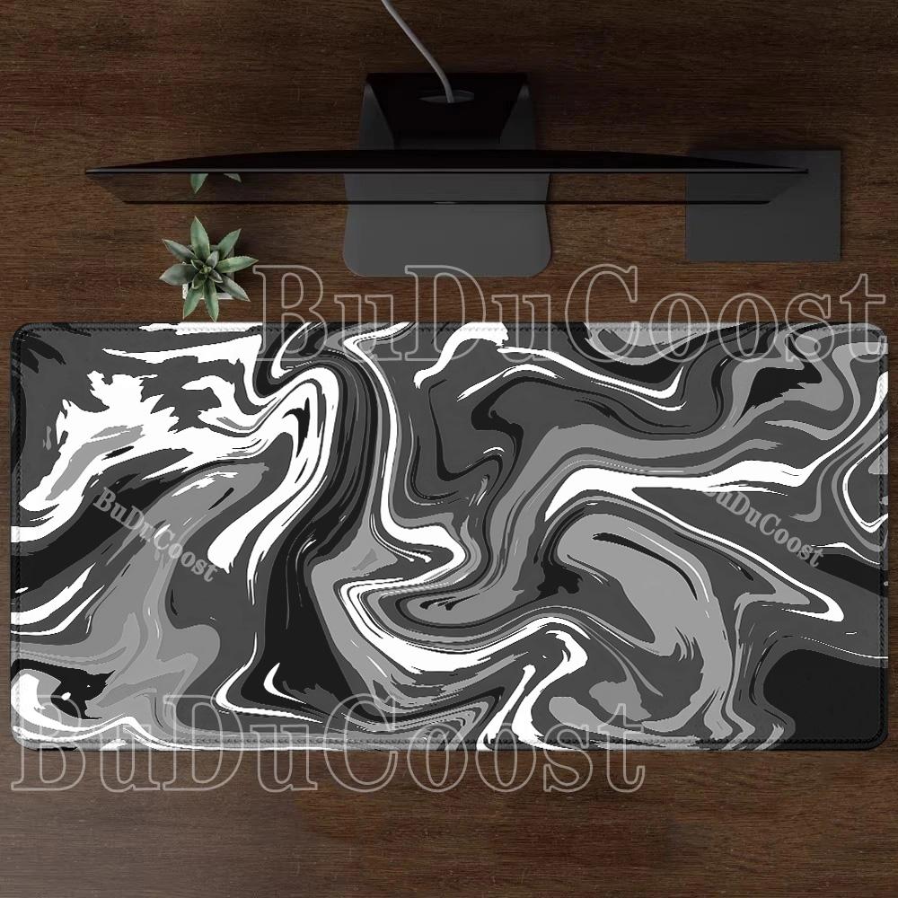 Gaming Strata Liquid Fluid Mouse Pad Art Swirl Large Keyboards HD Printing PC Computer Laptop Anime Office Keyboard XXL Desk Mat