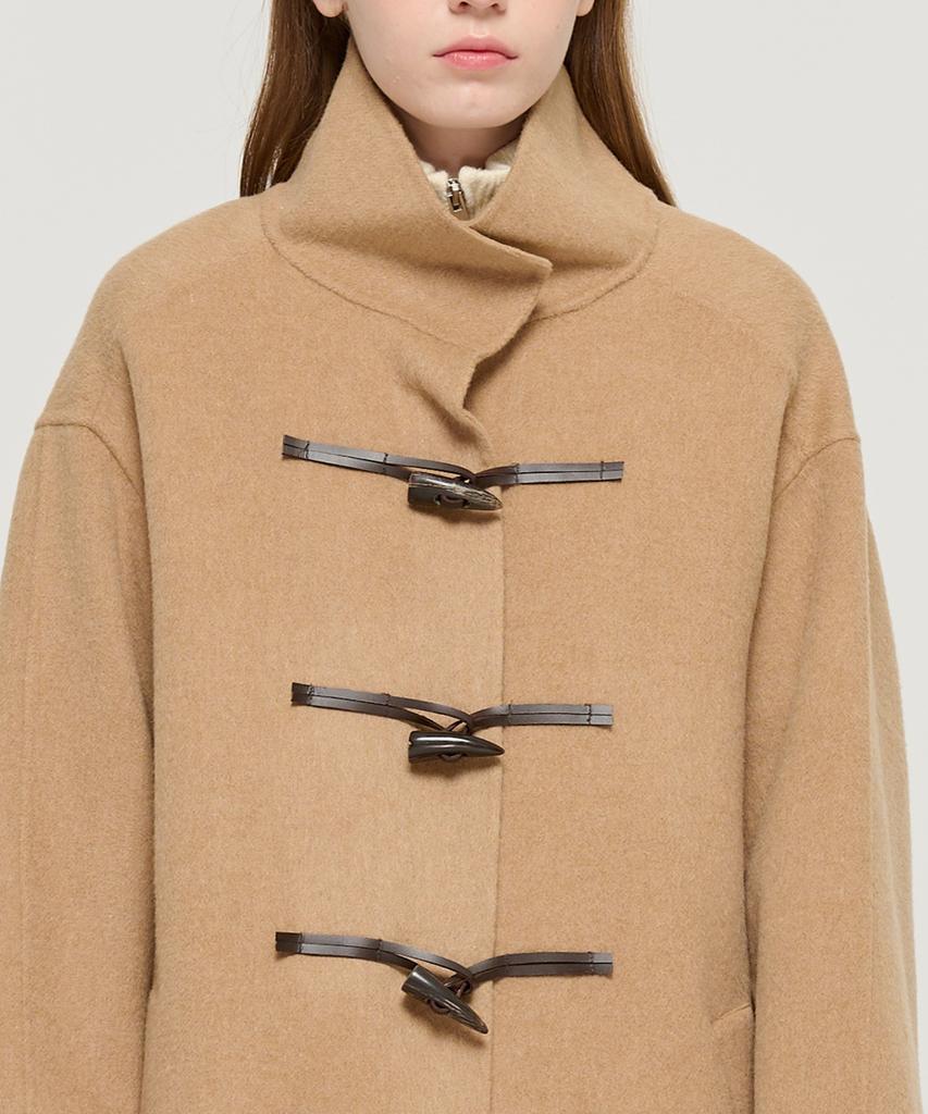 Roidesrois Handy Premium Duffle Wool Long Coat (Beige)