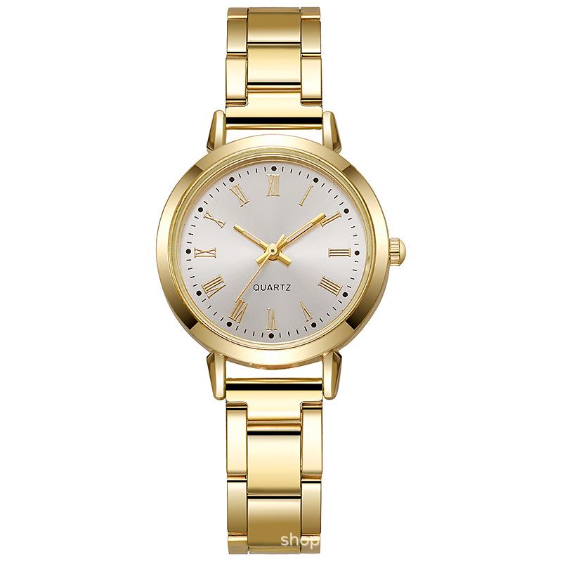 Trendy Casual Dames Quartz Horloge voor Studenten - Kleine Wijzerplaat, All-Match Design