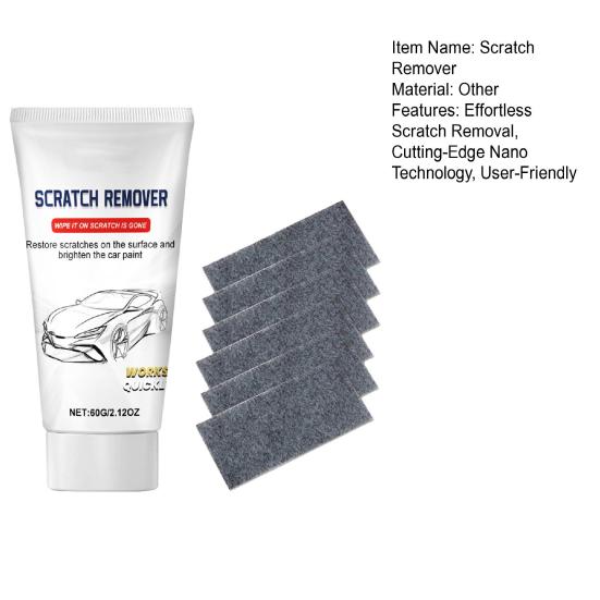 Nano Sparking Cloth Car Scratch Remover Easy Car Scratch Repair Paste with