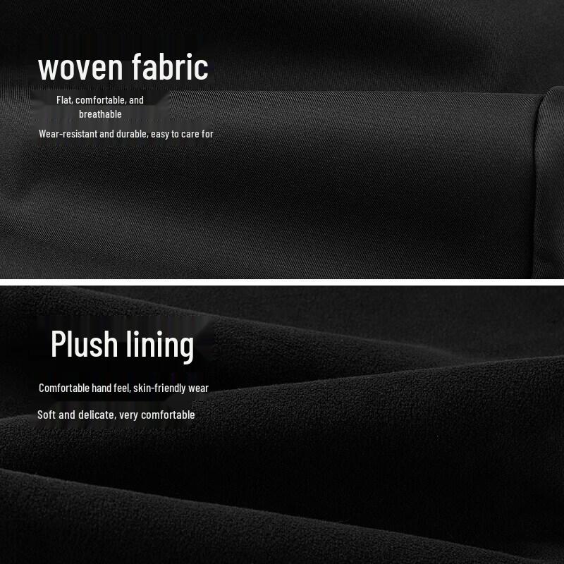 HLA Men's Winter Straight Fit Fleece-Lined Casual Pants