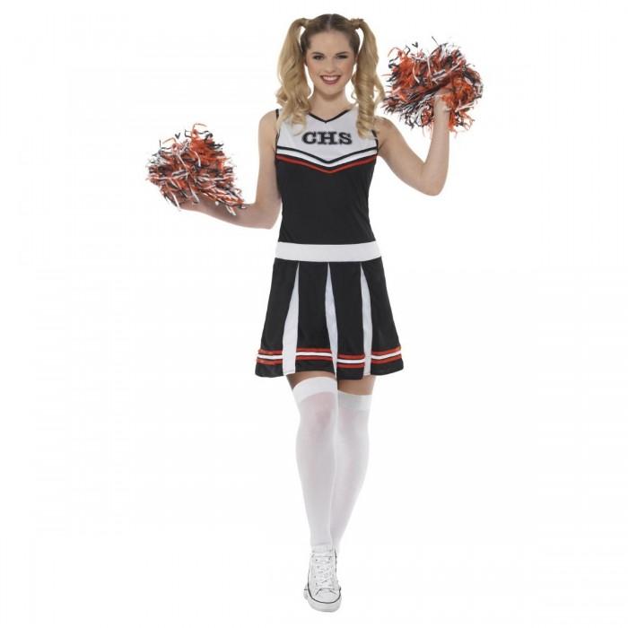 Smiffys Womens/Ladies Cheerleader Costume Set