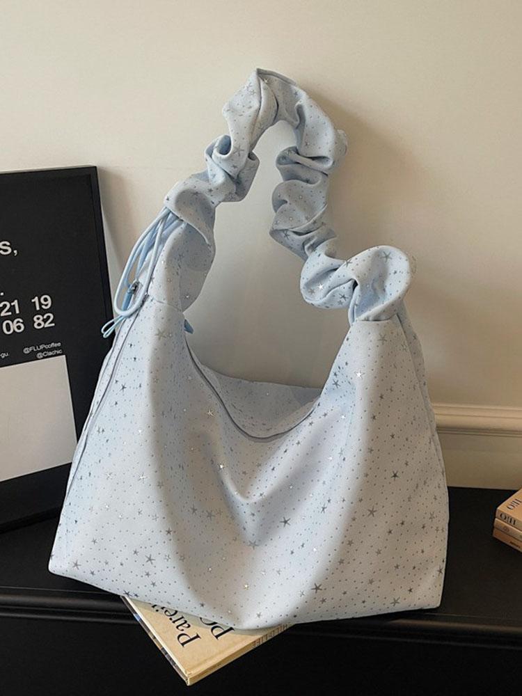 Diamds Bags for Women New Sweet Large Capacity One Shoulder Underarm Handbags Versatile Simple Commuter Crossbody Pouch