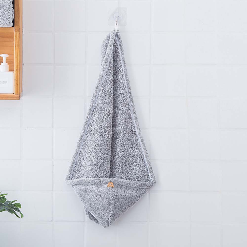 Girl Drying Turban Wrap Hair Bamboo Fiber Microfiber Shower Caps Hair Hat Towel Cap Bathing Cap