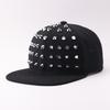 Rivet Baseball Cap Unisex Flat Brim Hip Hop Street Style Sun Hat Dance
