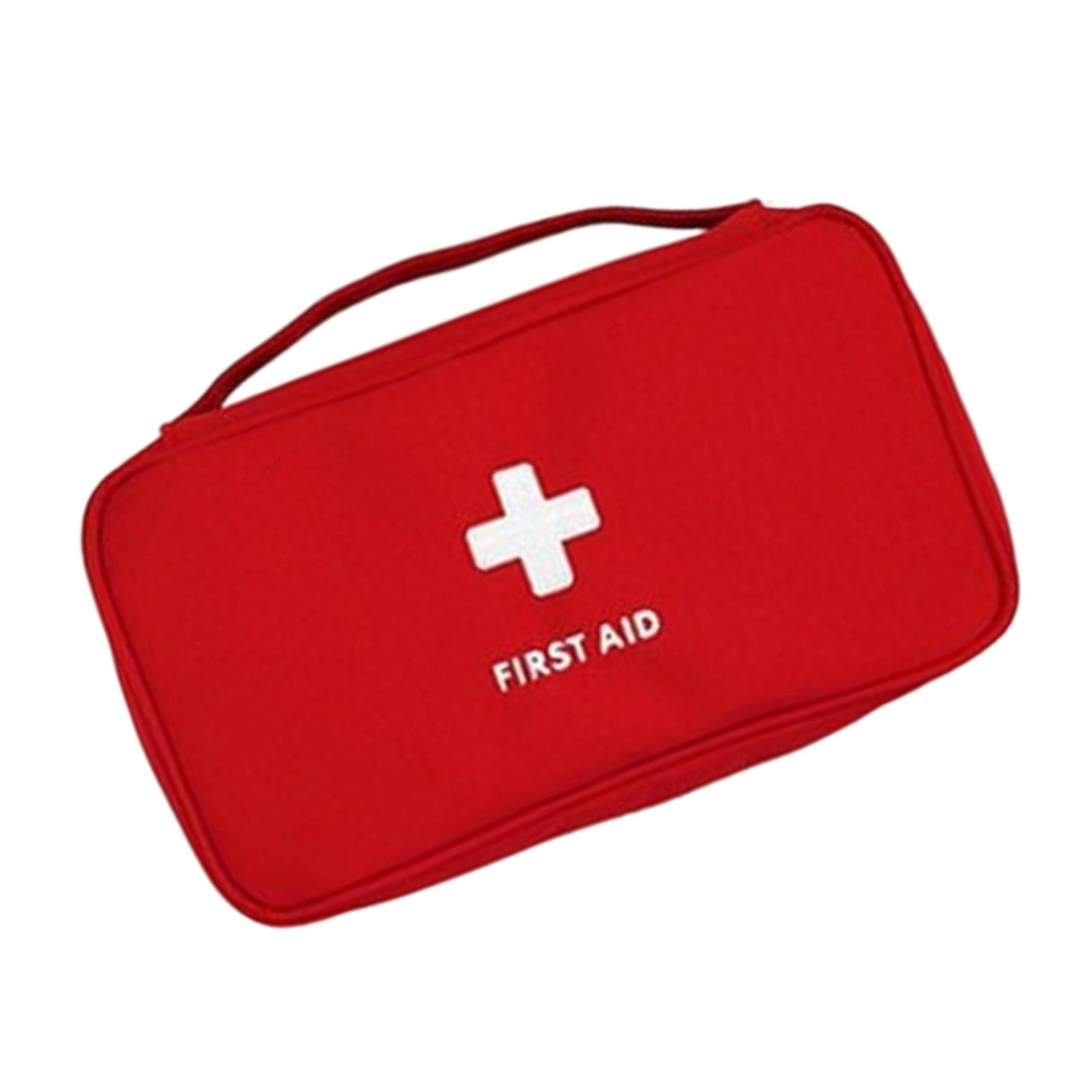 

Сумка для оказания первой помощи при чрезвычайных ситуациях большой вместимости, удобный органайзер для травм для активного отдыха, кемпинга, велоспорта, путешествий, походов красный
