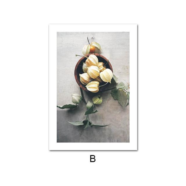 

Фрукты, овощи, еда и напитки, холст, картина, кухонный постер, принт, настенное художественное украшение, картина, декор для столовой, ресторана 21X30cm No Frame