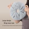 Toalha de Cabelo de Pelúcia XL Super Absorvente Scrunchie - Suave, Sem Danos, Uso Duplo para Lavagem do Cabelo e Rosto