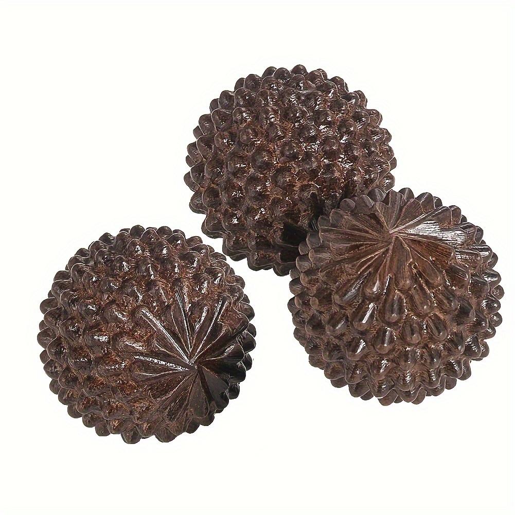 1pc Wooden Hand Massage Ball for Relax - Ideal for Yoga, Meditation & Enhanced Focus, Durable Wood Construction, Handheld Relaxation Tool