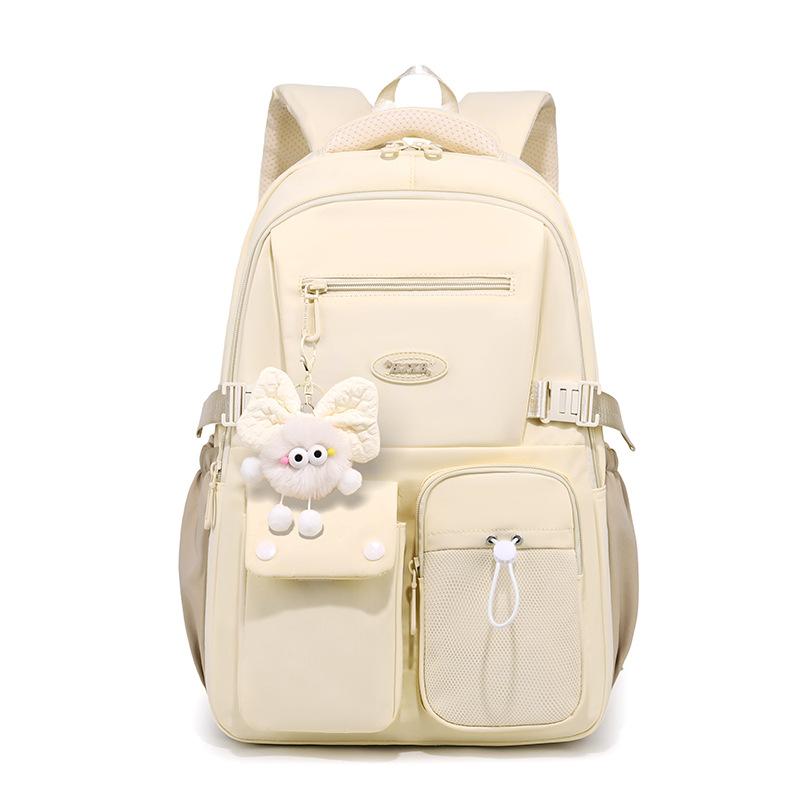 Schoolbag Schoolbag Girls High School Tide Large Capacity Junior High School Students Primary School Students Reduce the Burden of Spine Protection
