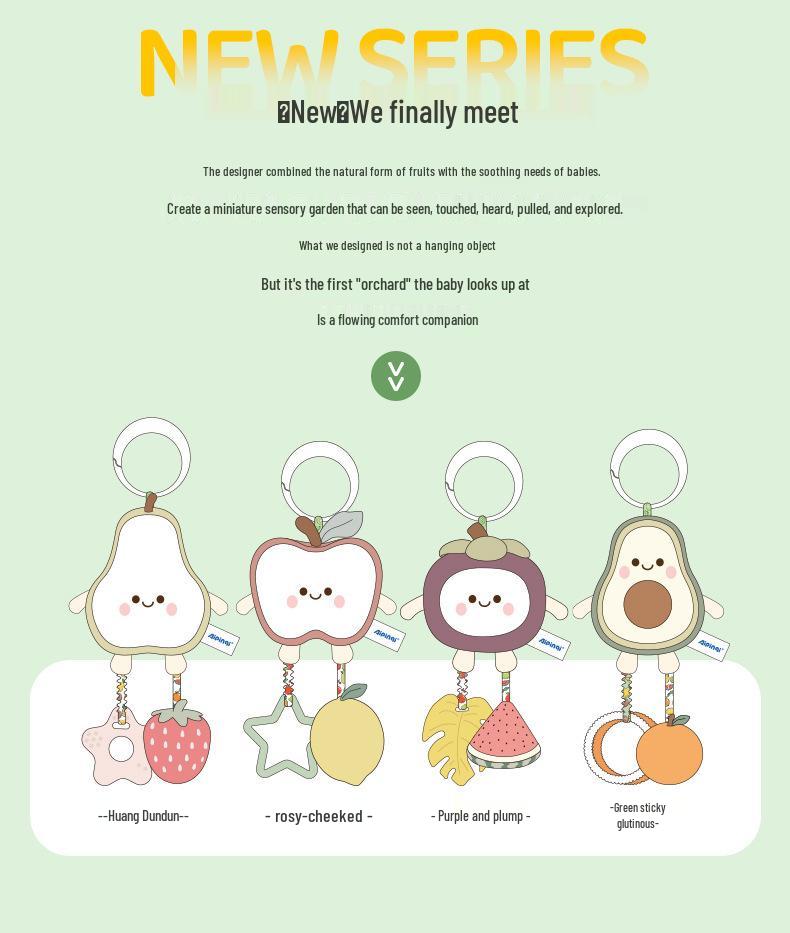 New Baby Crib & Stroller Soothing Fruit Doll Ornament