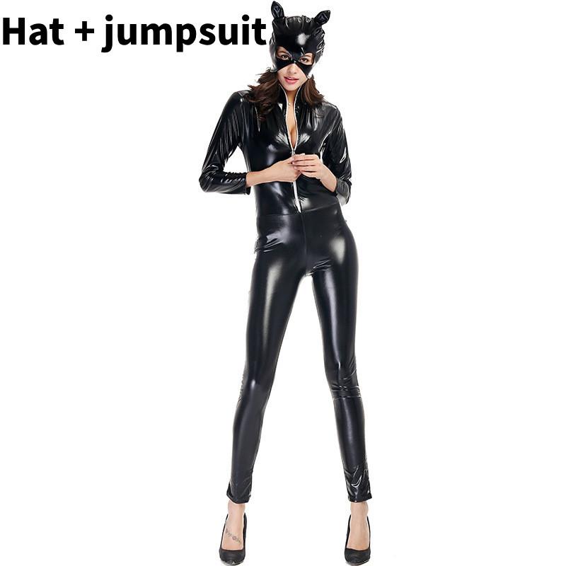 

Unisex Leather Cat Girl Outfit For Cosplay Events And Halloween Parties 3XL