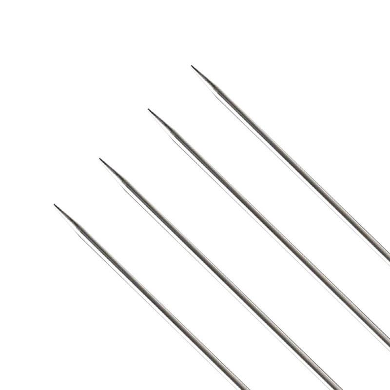 2Pcs Cocktail Pick Stirring Sticks Martini Picks Stainless Steel Fruit Sticks Bar Tools Drink Party