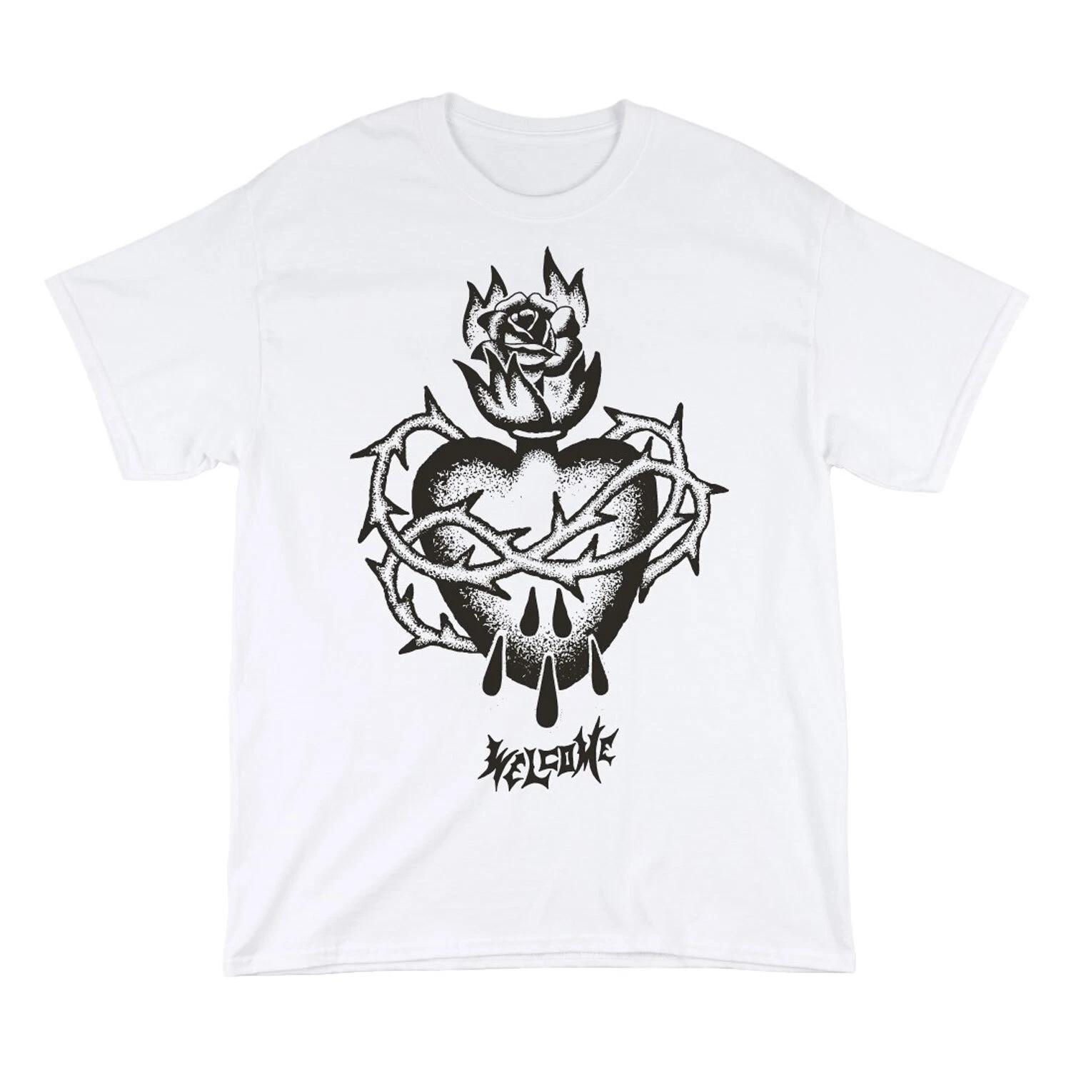 Welcome Skateboards Shirt Hallowed White S