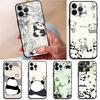 Funda Phone Cover Phone Case for Apple iPhone 17 Pro Max Air 16 12 17e 15 Pro 7 8 14 11 13 XR XS MAX Cartoon Cute Panda