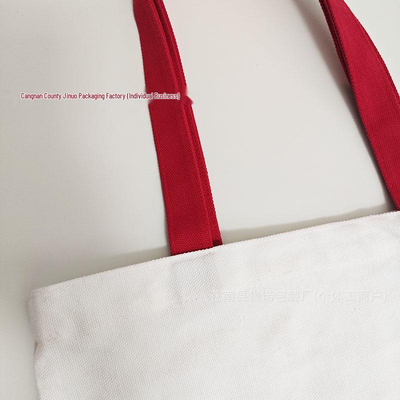 Customized Eco-friendly Canvas Tote Bag with Zipper for School or Shopping
