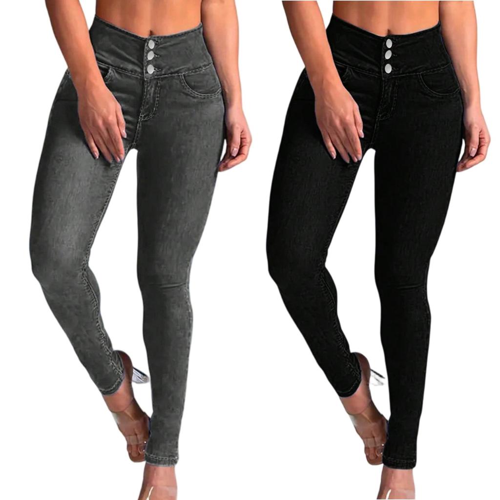 Jean moulant tendance décontracté pour femme