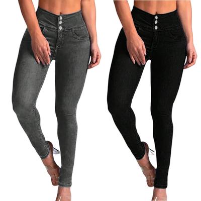 Damen Locker Und Lässig Trend Lässige Mode Eng Anliegende Beinjeans