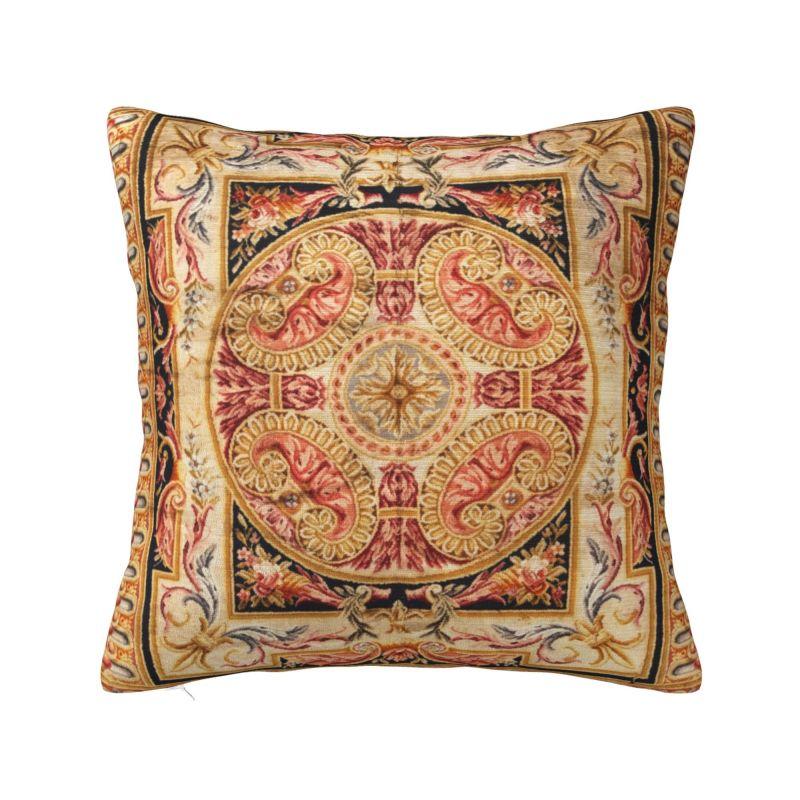 Custom Aubusson Tapestry 18th Birth Of The Virgin Mary Luxury Pillow Cover Bedroom Decoration Vintage French Floral Car Cushion