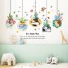 Kids Room Wall Stickers Cartoon Nursery Decoration Self Adhesive Removable Decor for Kindergarten Baby Bedroom Classroom