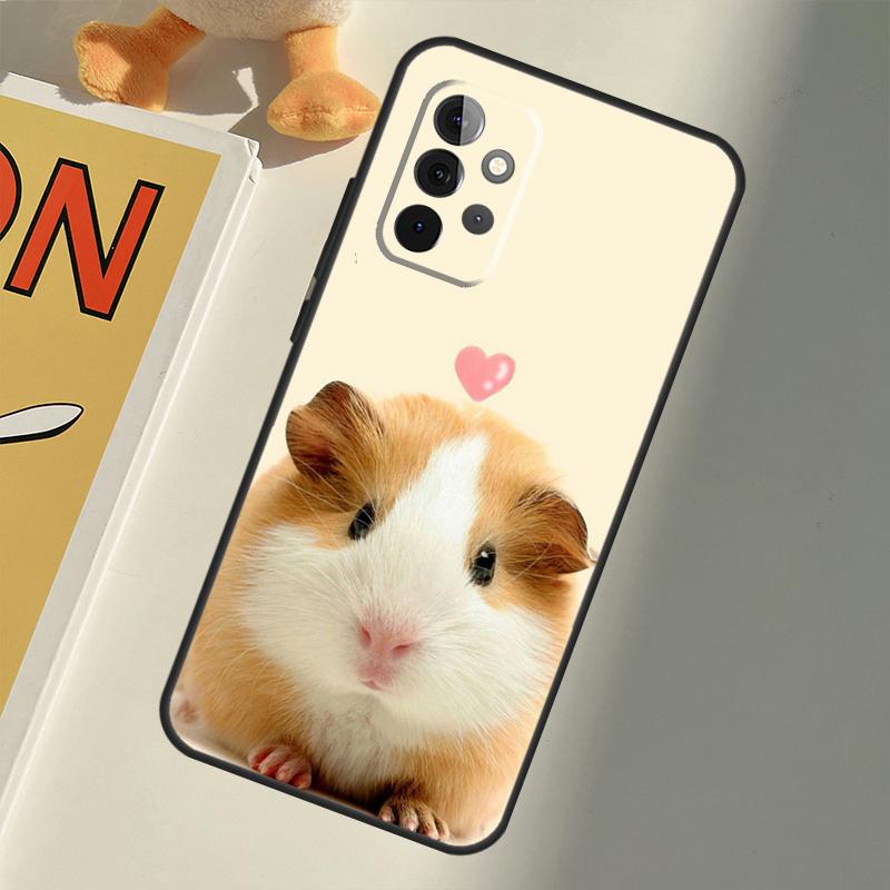 Animal Guinea Pig Case For Samsung Galaxy A14 A24 A34 A54 A12 A22 A32 A52 A72 A51 A71 A13 A33 A53 A73 Coque