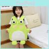 Children's Adorable Green Cartoon Frog Backpack Lightweight And Breathable