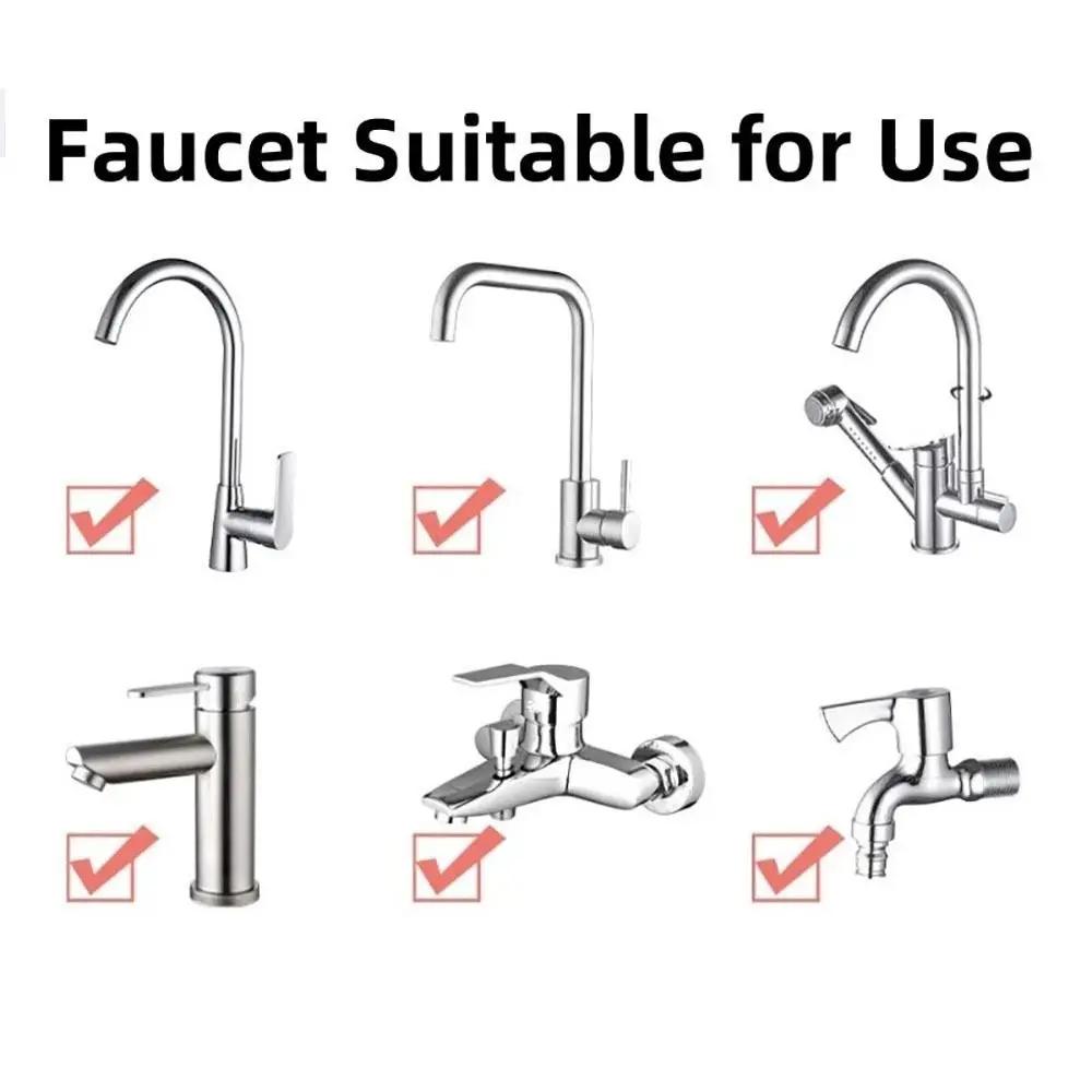 1Sheet S/L Faucet O-Ring Sealing Gasket Replacement High Temperature Resistant Pipe Connection Gasket Elastic Silicone