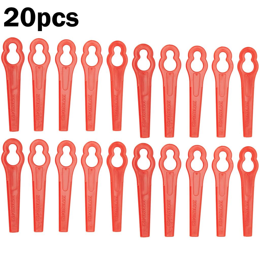 Set Blades Trimmer 20Pcs Cordless Cutter Lawn Mower