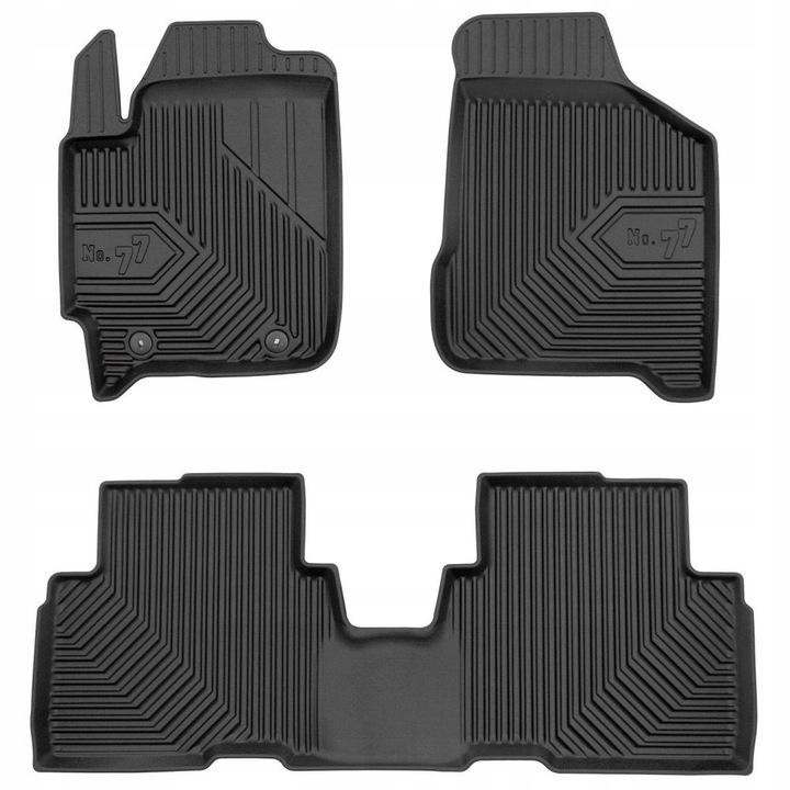 Set 77 Floor Mats And Mat Kia Carens 2 2002-2006 5 Seats
