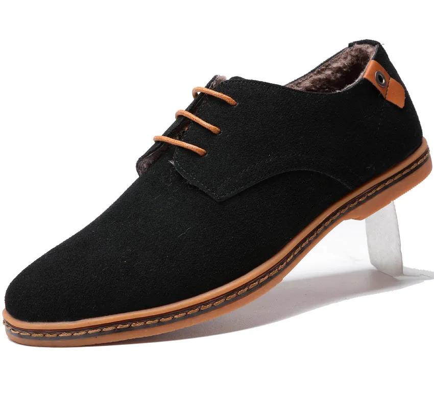 Marke  Frühling Große Größe 38-46 Wildleder Herrenschuhe Oxford Casual Klassische Sneakers Für Männlich Bequemes Schuhwerk