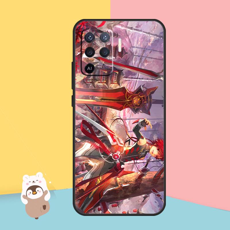 Gorąca Gra Elsword Etui na Telefon Dla OPPO A15 A16 A5S A5 A9 A31 A53 A53S A52 A72 A83 A91 A93 A54 A74 A94 Pokrowiec